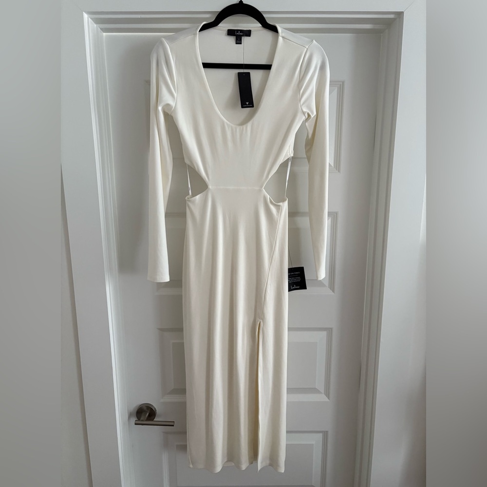 Lulus white cut out dress